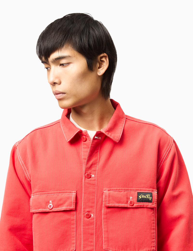 Stan Ray CPO Shirt (Bedford Cord) - Aged Red