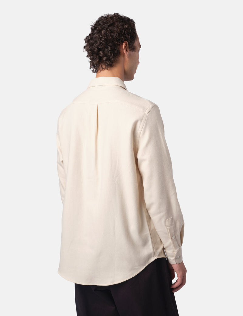 Portuguese Flannel Teca 2.0 Shirt - Ecru