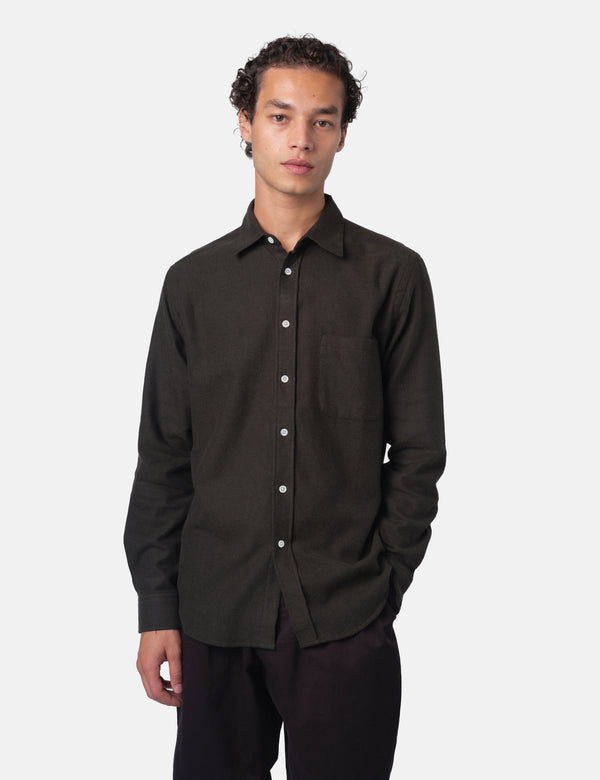 Portuguese Flannel Teca 2.0 Shirt - Forest Green