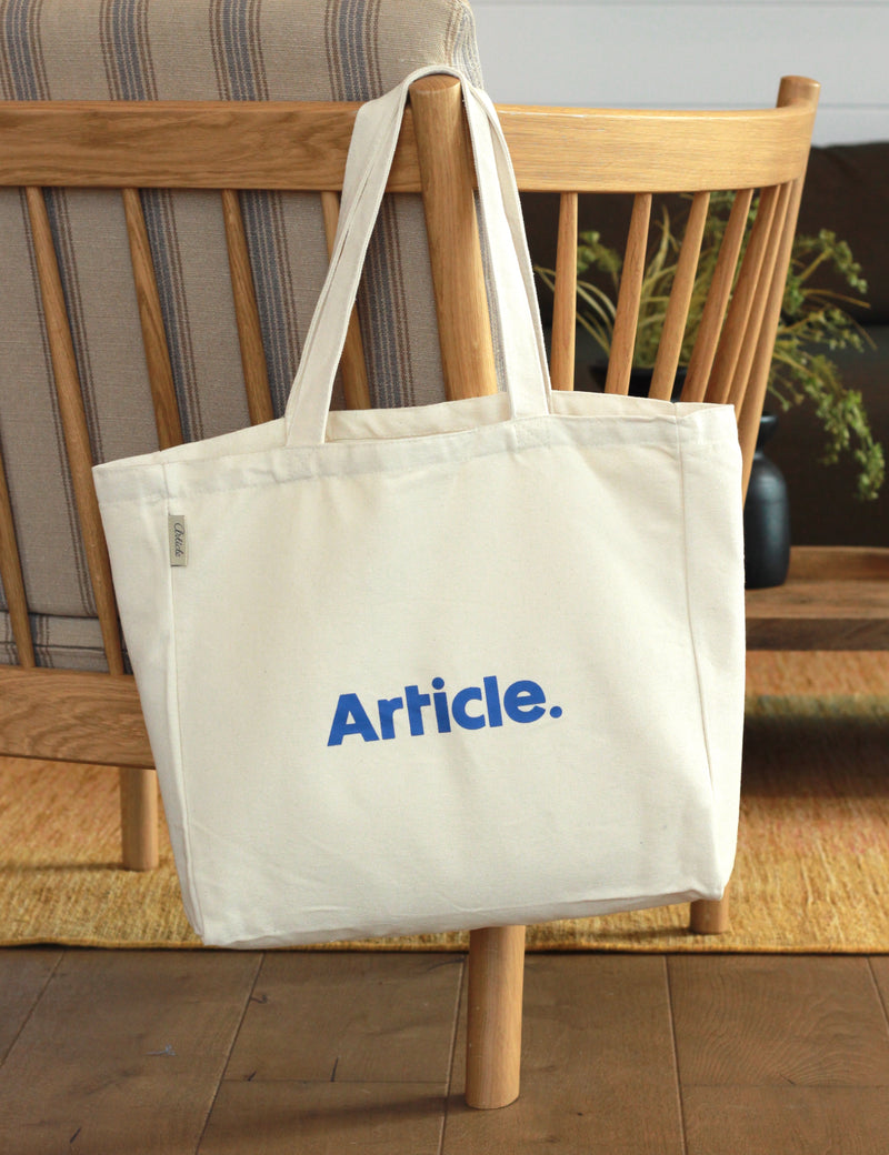 Article Organic Heavy Canvas Tote Bag - Ecru