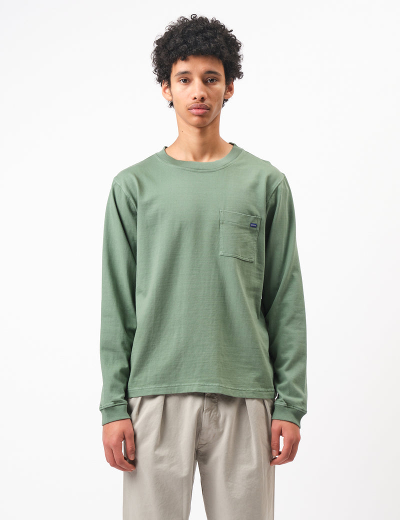 Bhode Everyday Long Sleeve Jersey 300gsm - Sage Green