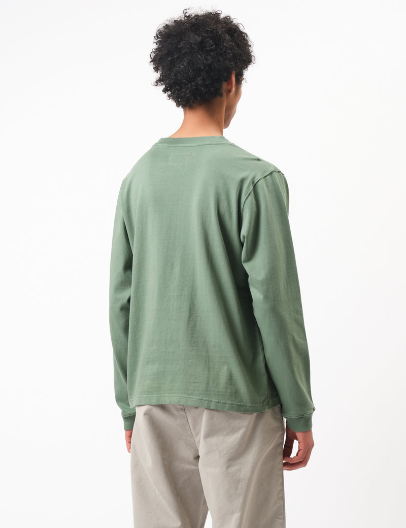 Bhode Everyday Long Sleeve Jersey 300gsm - Sage Green