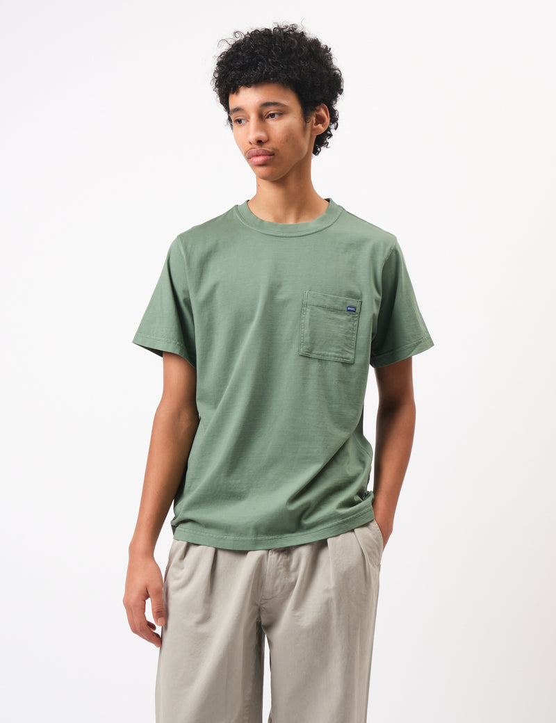 Bhode Everyday Pocket T-Shirt - Sage Green