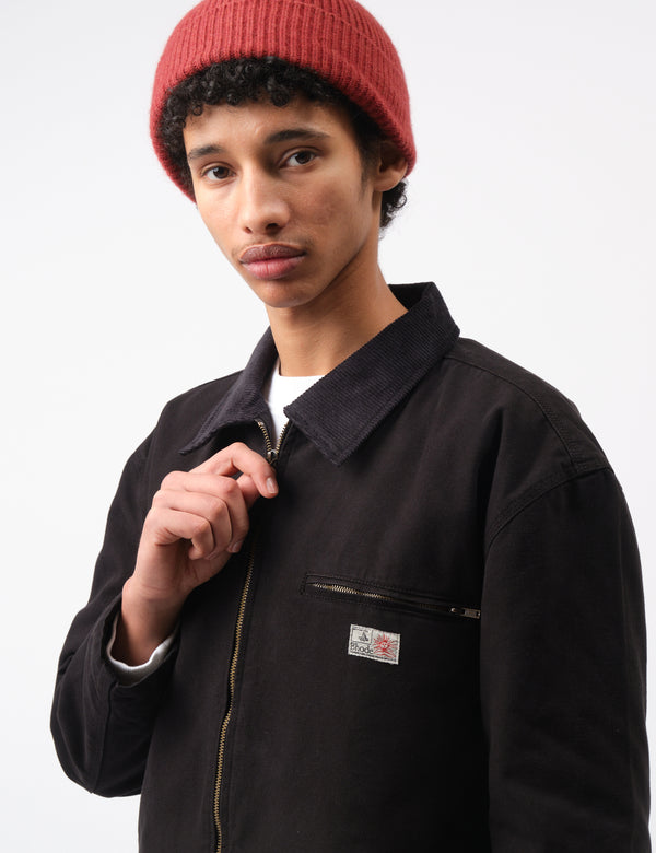 Bhode Mechanics Jacket Canvas (Insulated) - Washed Black