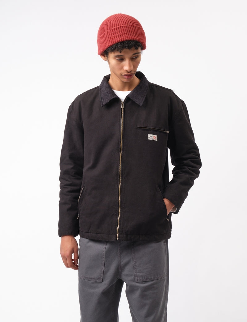 Bhode Mechanics Jacket Canvas (Insulated) - Washed Black