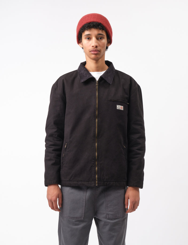 Bhode Mechanics Jacket Canvas (Insulated) - Washed Black