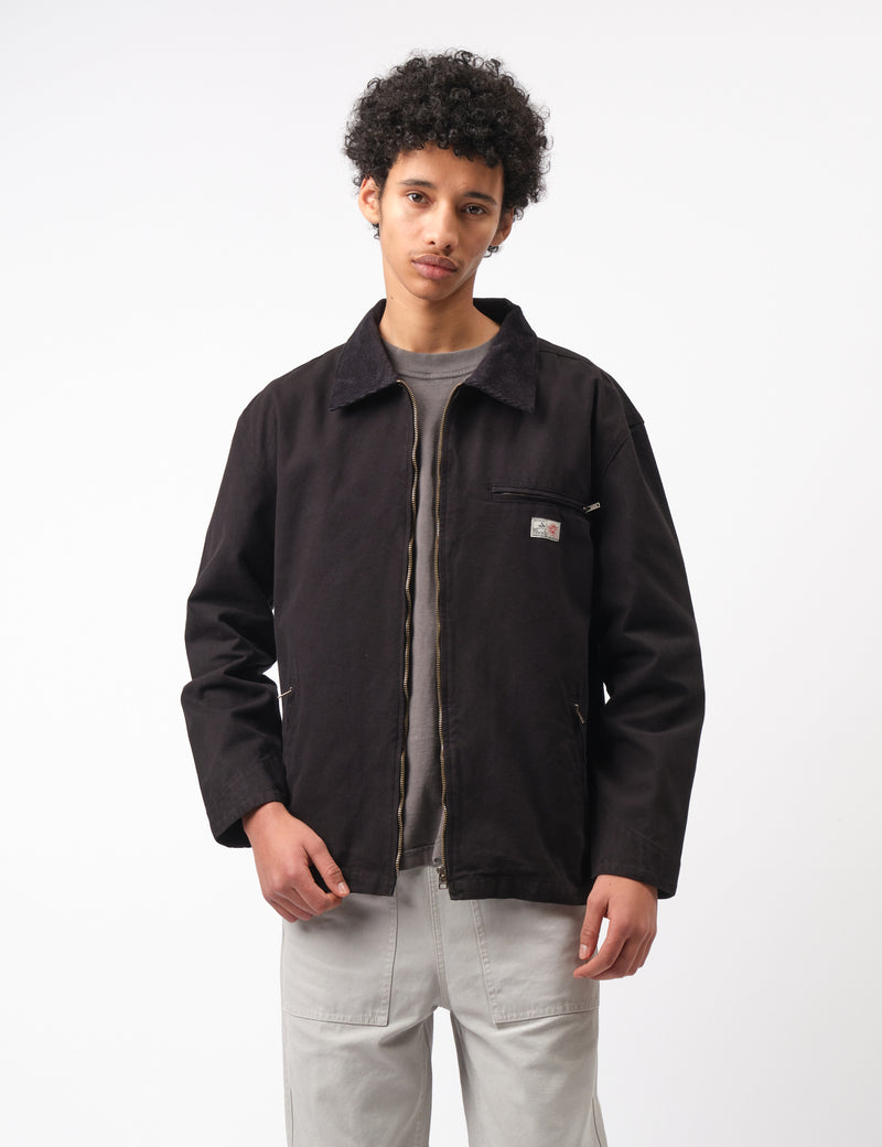 Bhode Mechanics Jacket Canvas - Washed Black