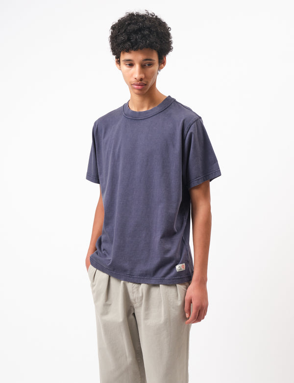 Bhode Pigment Washed Tee - Crown Blue