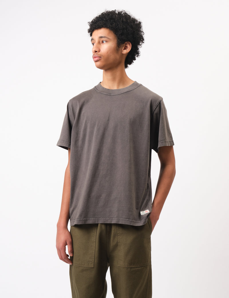 Bhode Pigment Washed Tee - Paloma Grey