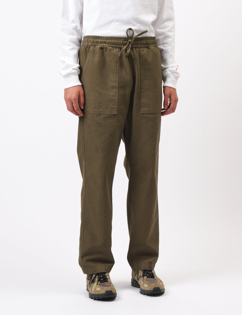 Bhode Fatigue Pant Canvas - Burnt Olive Green