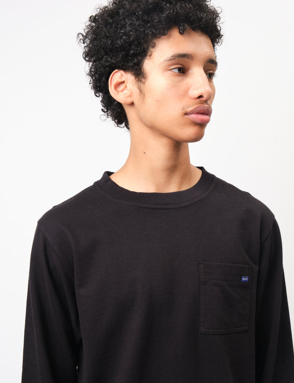 Bhode Everyday Long Sleeve Jersey 300gsm - Washed Black