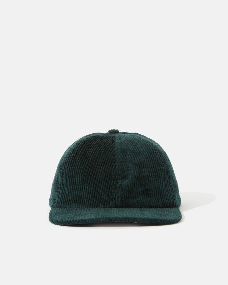 Bhode 6-Panel Cap (Cord) - Teal Green