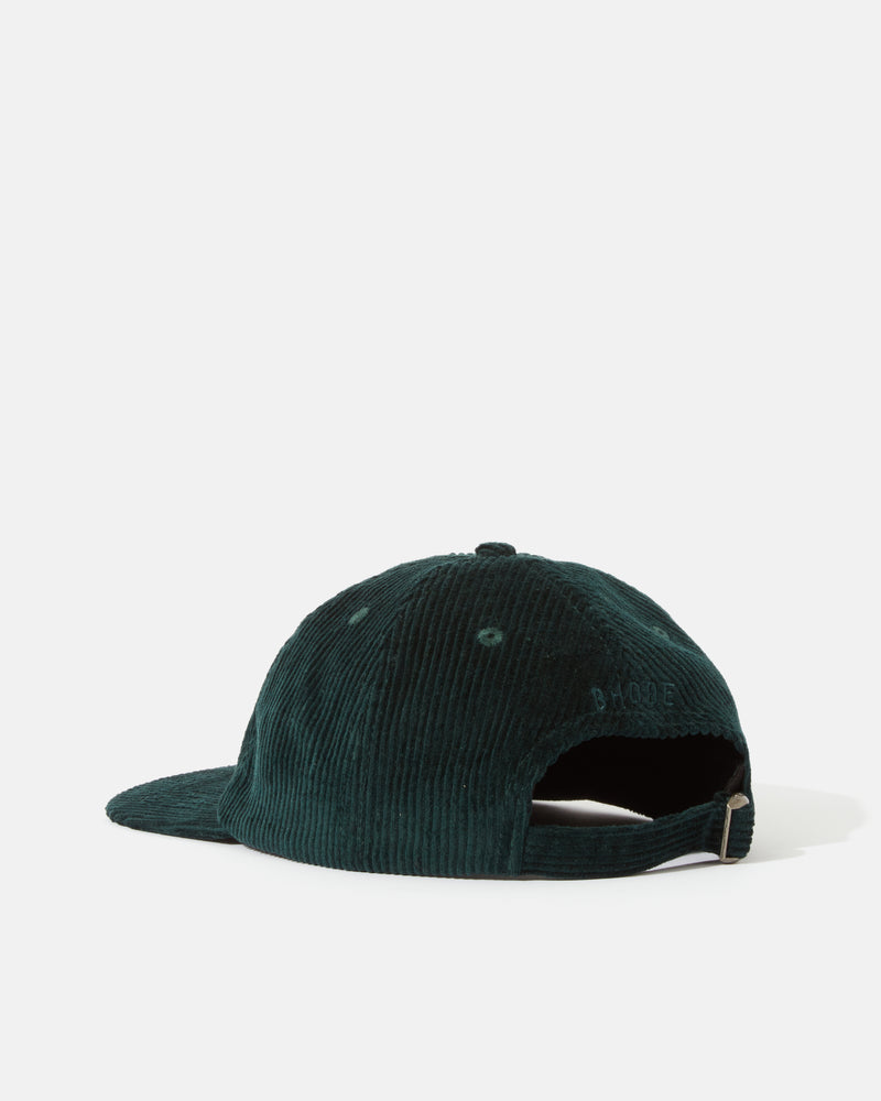 Bhode 6-Panel Cap (Cord) - Teal Green