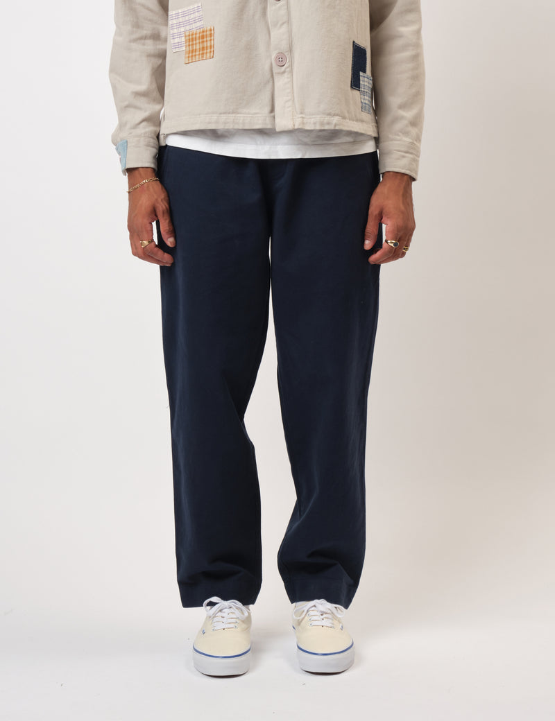 Bhode Beach Draw Cord Pant - Midnight Navy