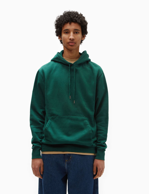 Bhode Oversized Pocket Hoodie (Organic Cotton 360gm2) - Forest Green