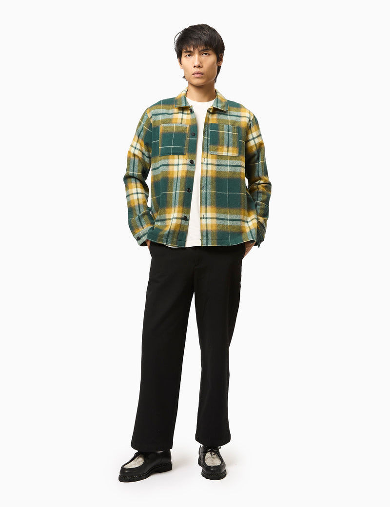 Bhode Overshirt (Plaid) - Green