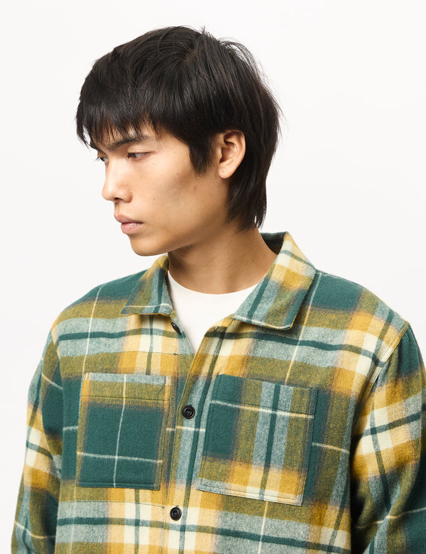 Bhode Overshirt (Plaid) - Green