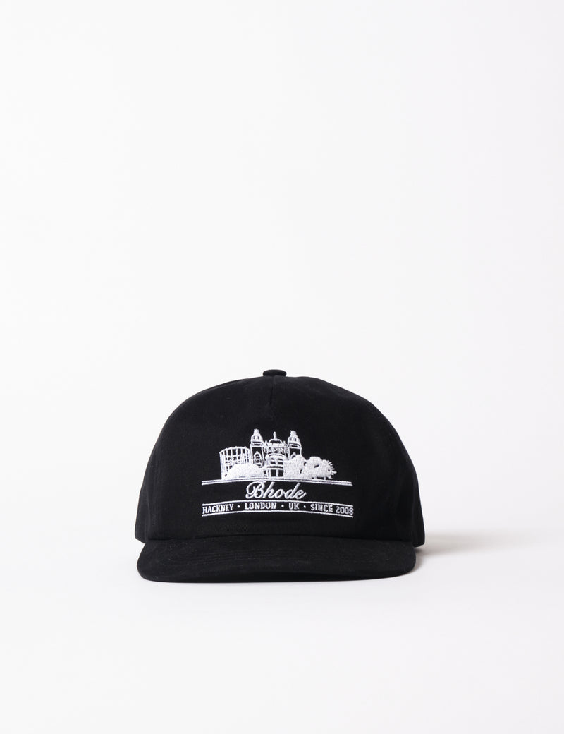 Bhode Hackney 5-Panel Cap - Black
