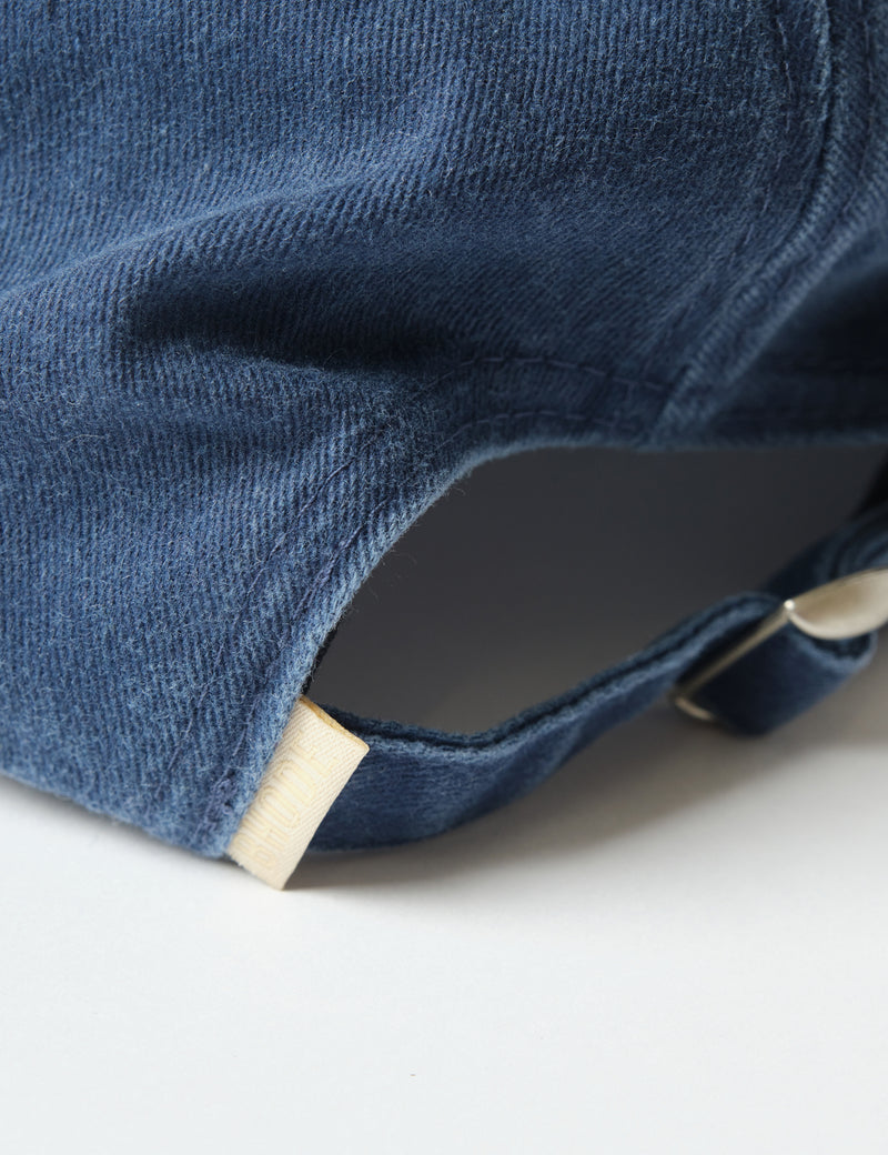 Bhode Washed 6-Panel Cap - Navy Blue