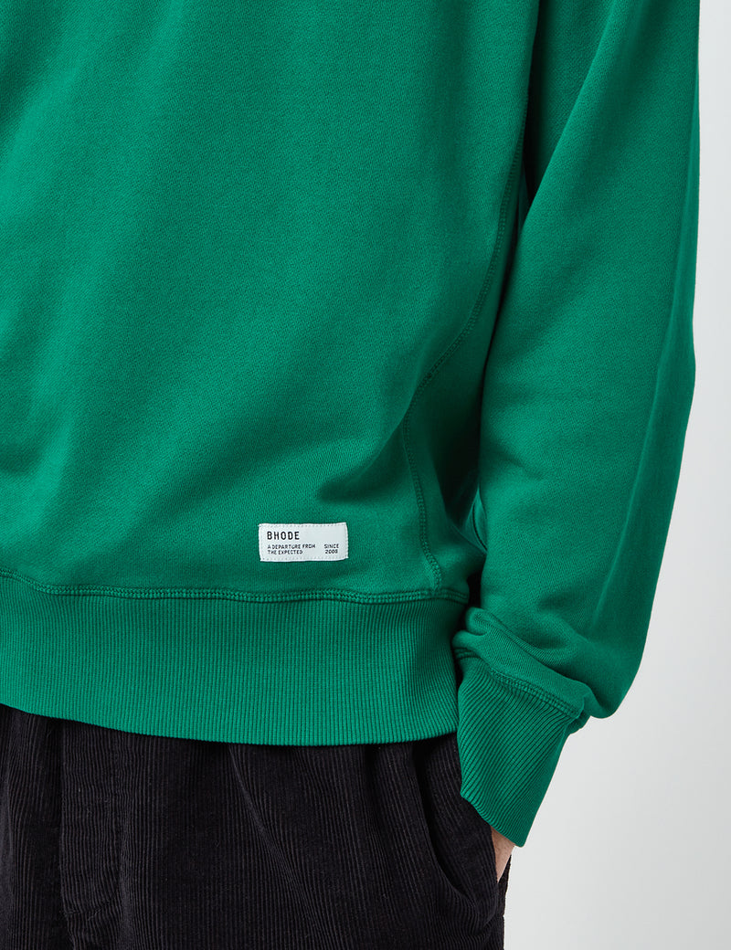 Bhode Archive Sweatshirt (Organic) - Pine Green