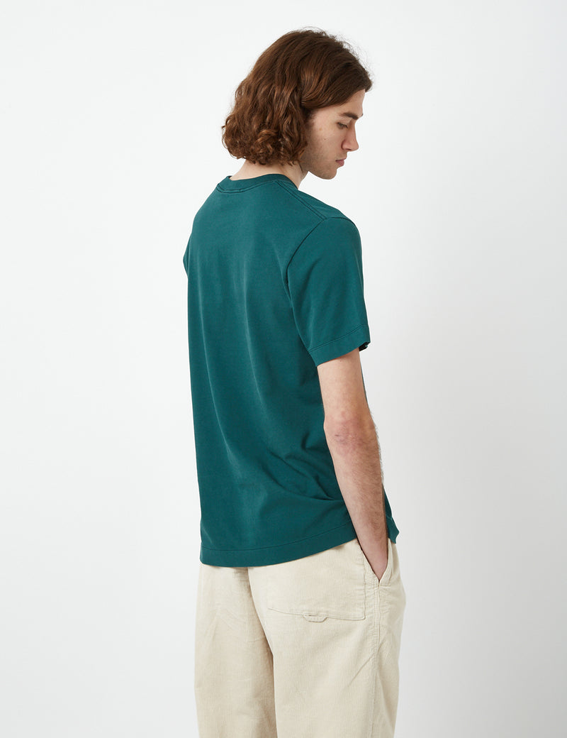 Bhode Everyday Heavyweight T-Shirt (Organic) - Deep Teal Green