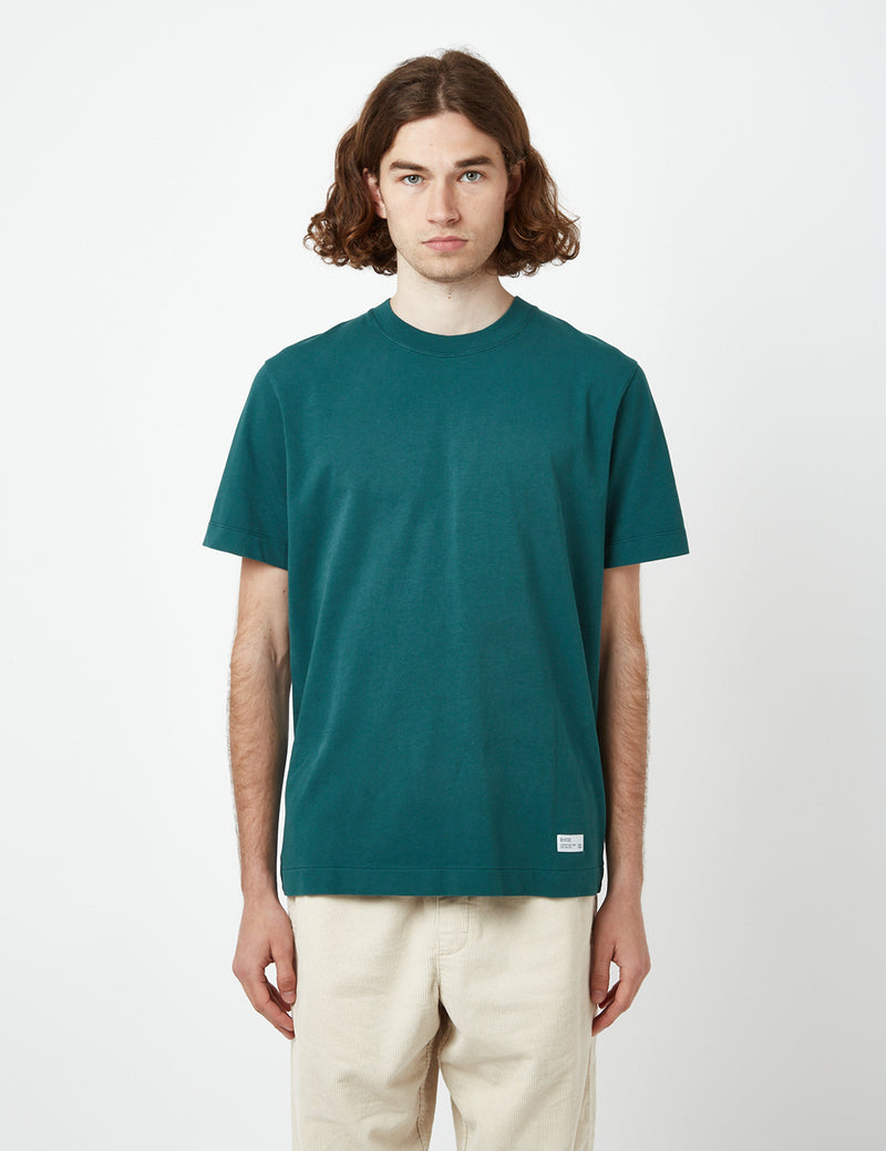 Bhode Everyday Heavyweight T-Shirt (Organic) - Deep Teal Green