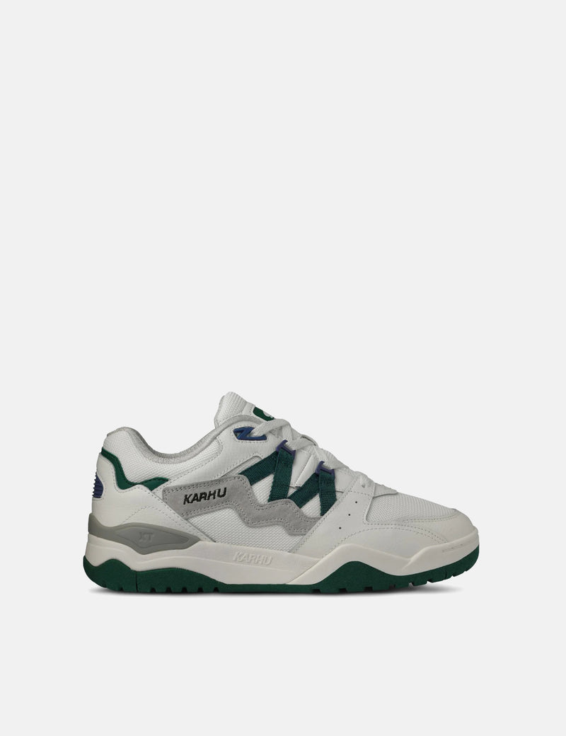 Karhu Fusion XT Trainers - Bright White/Rain Forest Green