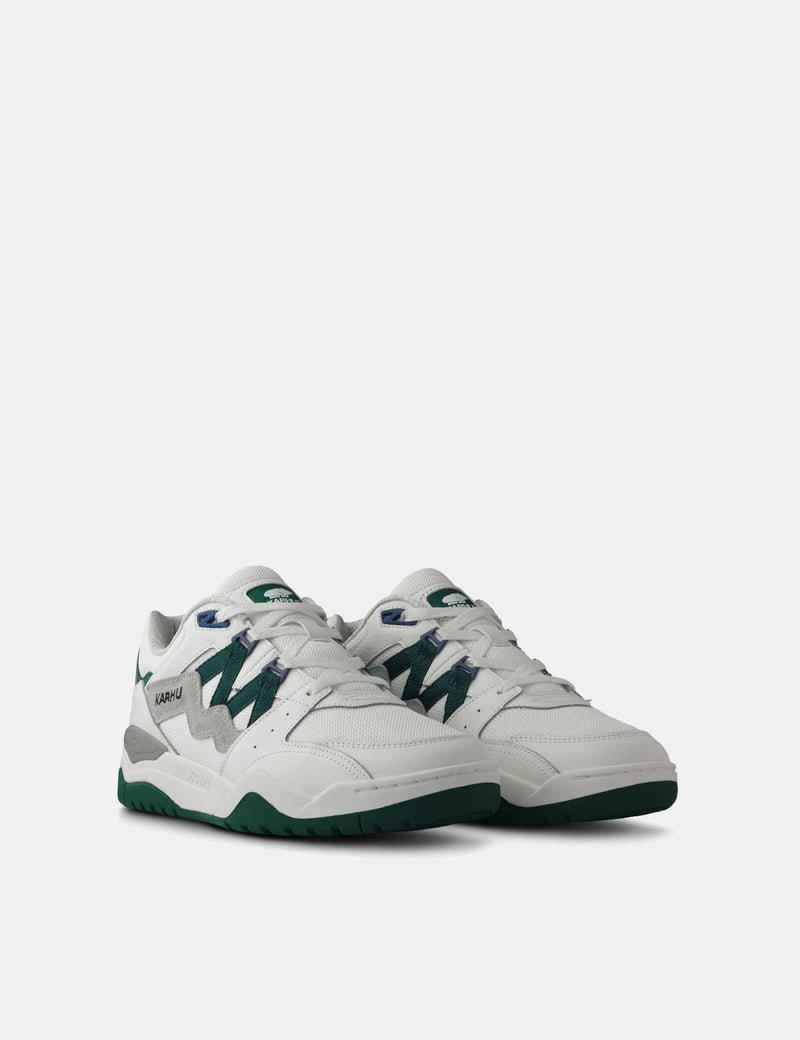 Karhu Fusion XT Trainers - Bright White/Rain Forest Green