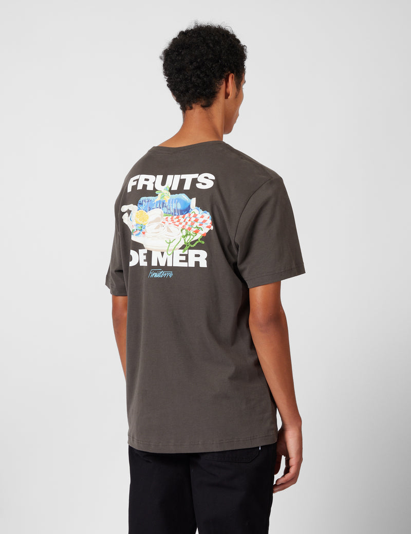 Finisterre Fruits De Mer T-Shirt - Raven Black
