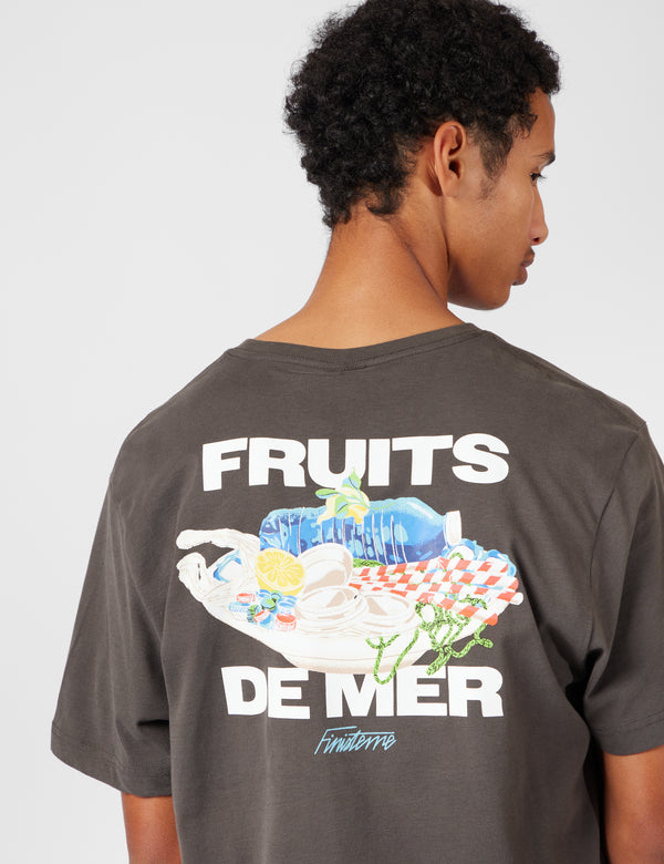 Finisterre Fruits De Mer T-Shirt - Raven Black