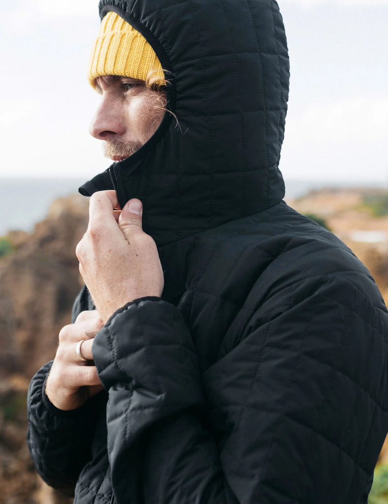 Finisterre Firecrest Hooded Jacket - Black