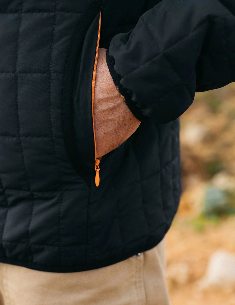 Finisterre Firecrest Hooded Jacket - Black