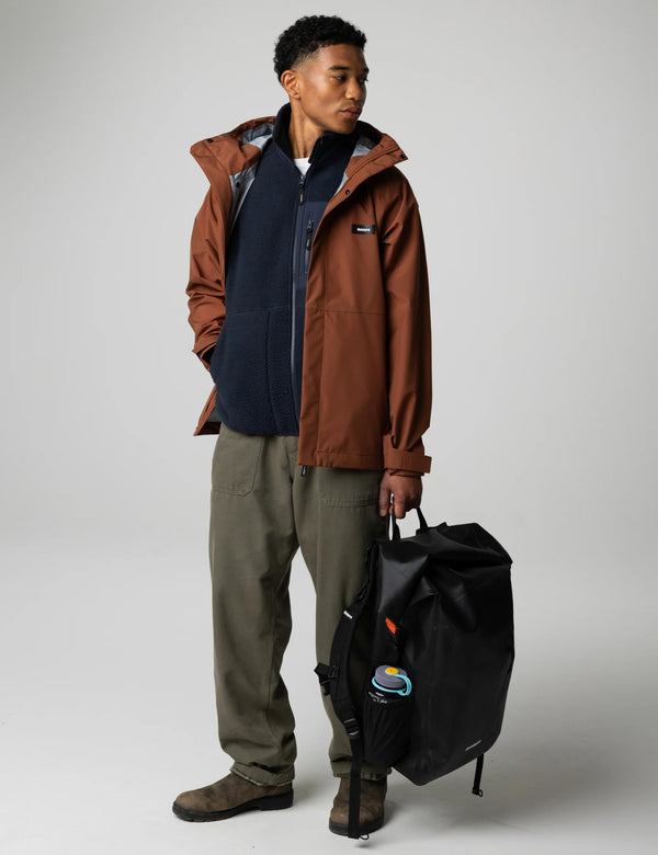 Finisterre Skybird Waterproof Jacket - Pecan Brown