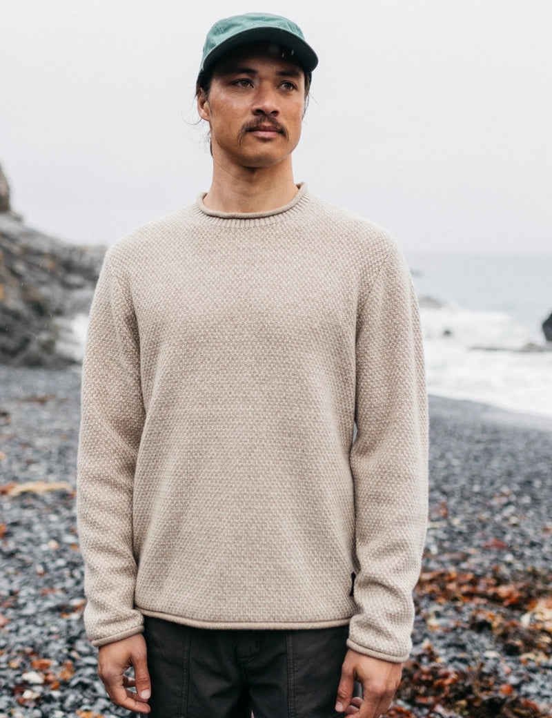 Finisterre Barents Jumper (Wool Mix) - Oatmeal