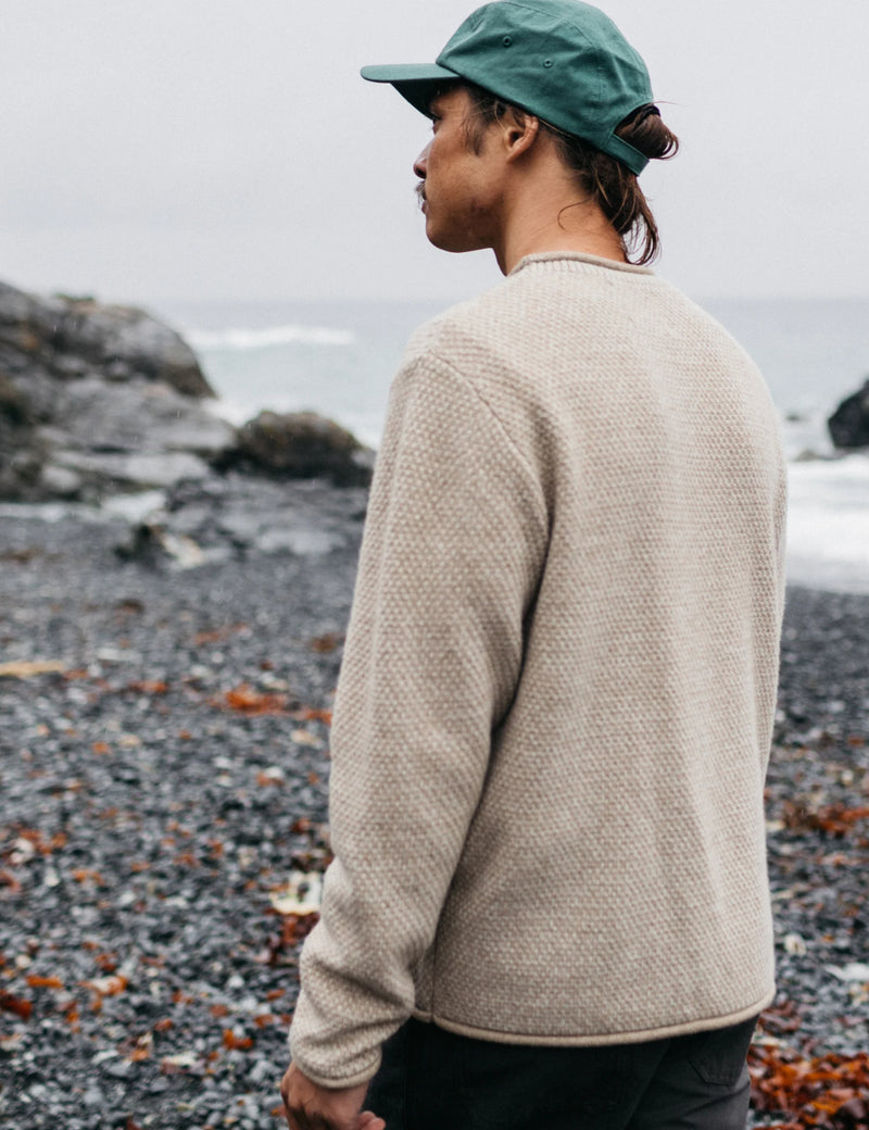 Finisterre Barents Jumper (Wool Mix) - Oatmeal