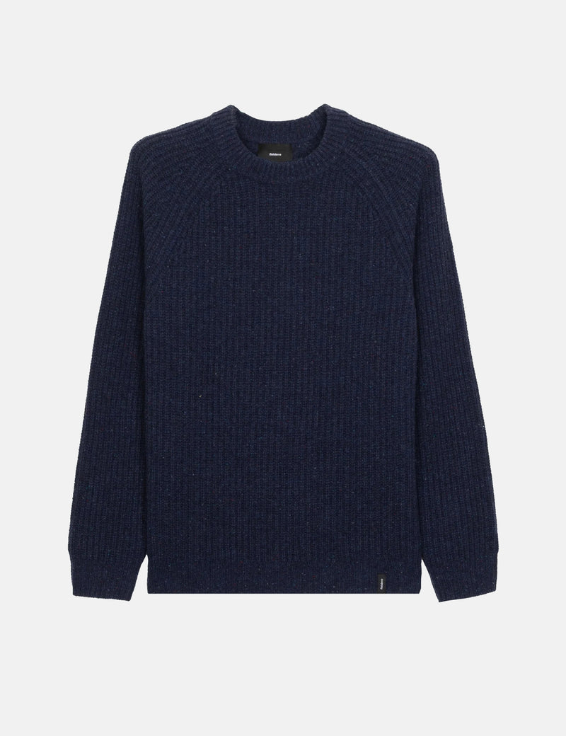 Finisterre Mora Jumper (Wool Mix) - Navy Blue