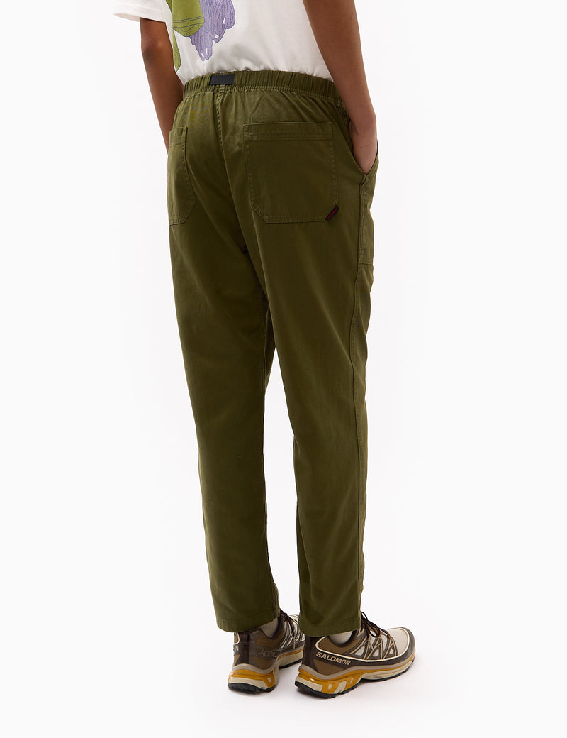 Gramicci Loose Tapered Ridge Pant (Organic Twill) - Olive Green