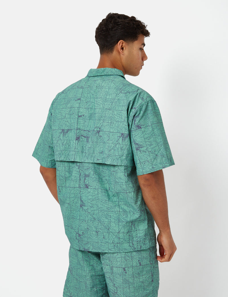 Gramicci Camp Yosemite Print Shirt - Green