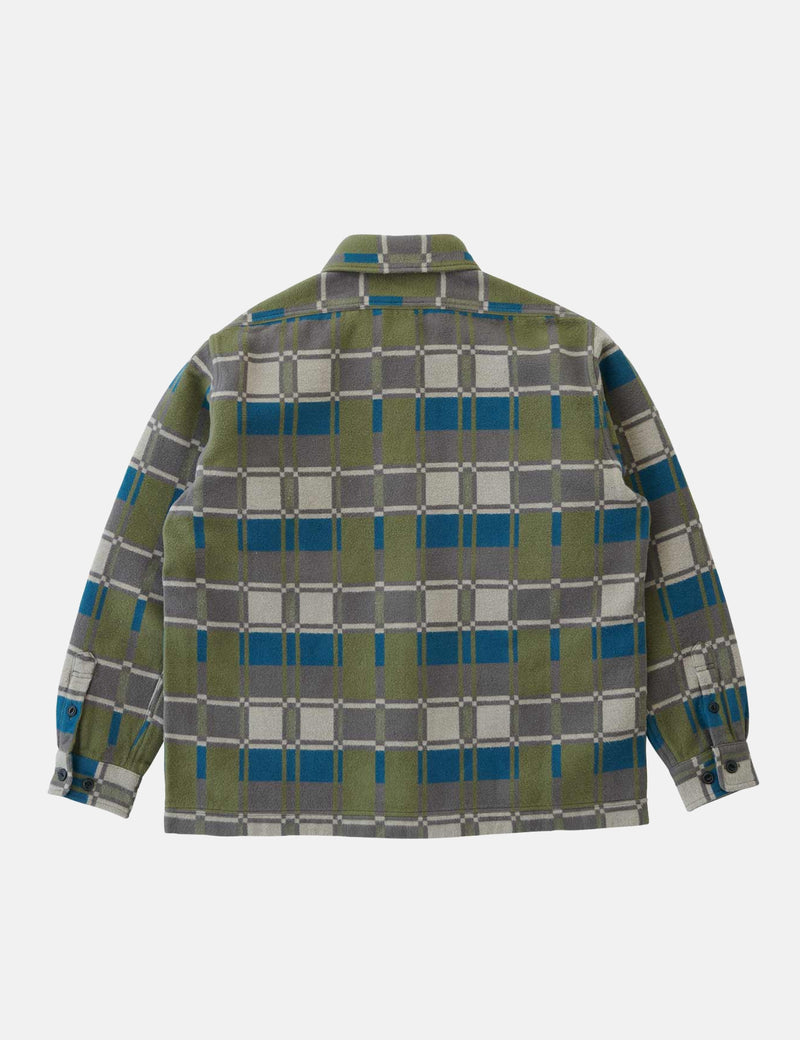 Gramicci Anthony Flannel Check Shirt - Silver Grey