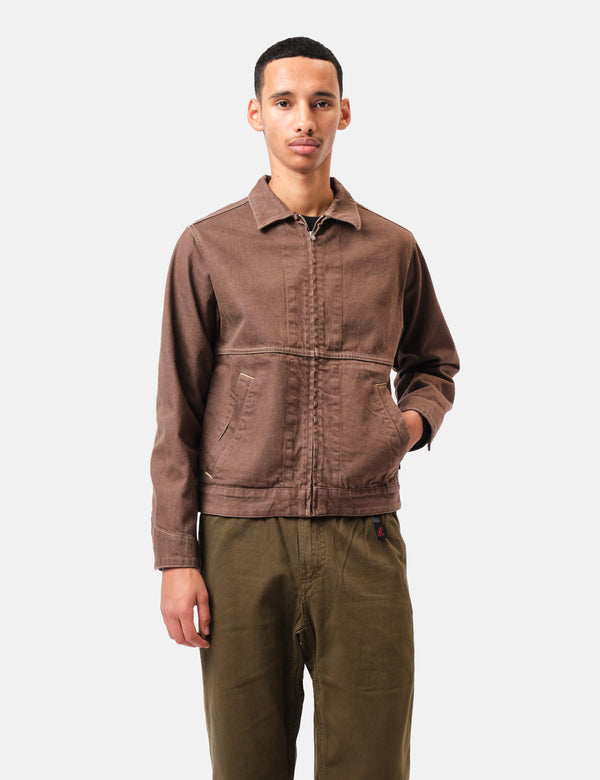Gramicci Japanese Slub Denim Jacket - Amber Brown