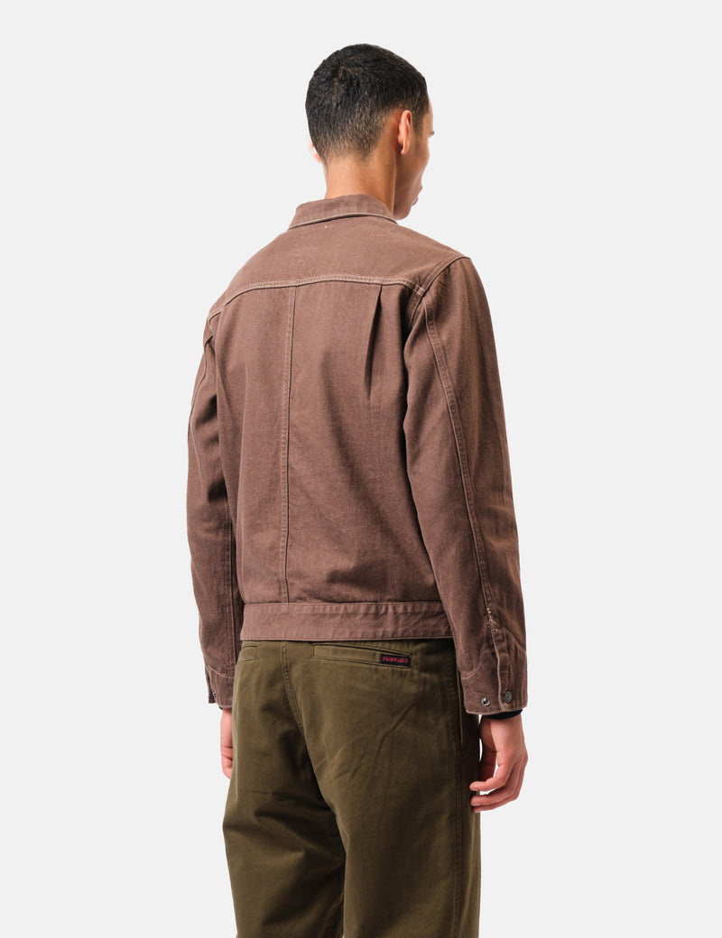 Gramicci Japanese Slub Denim Jacket - Amber Brown