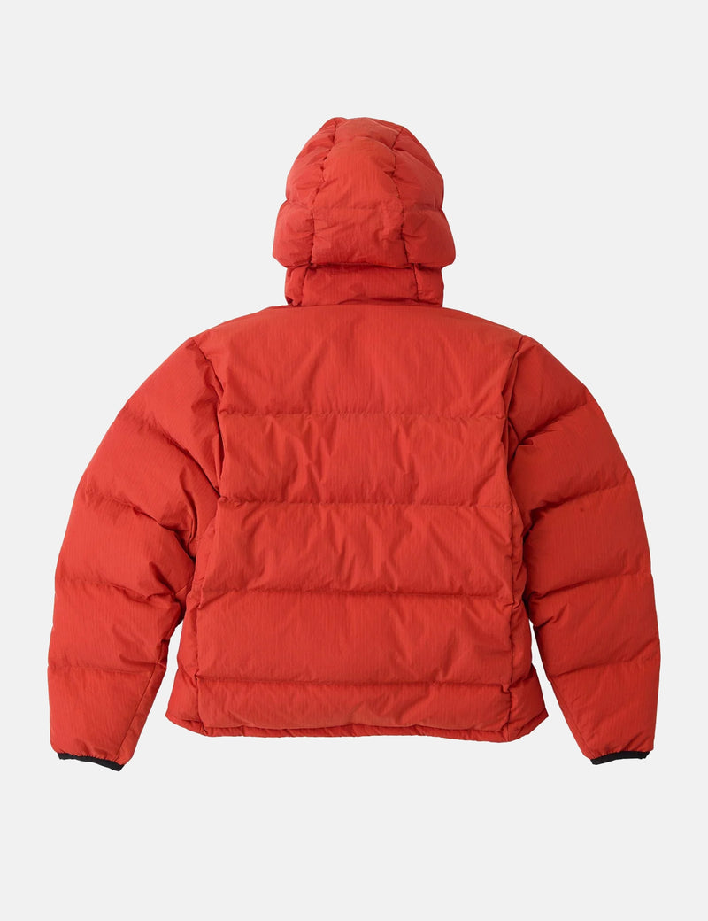 Gramicci Down Puffer Hooded Jacket - Burnt Red