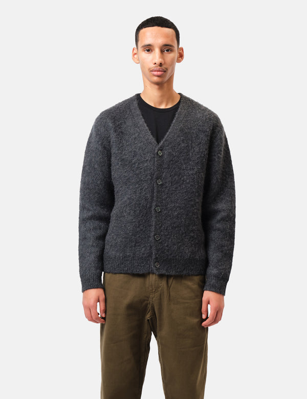 Gramicci Mohair Cardigan - Charcoal Grey