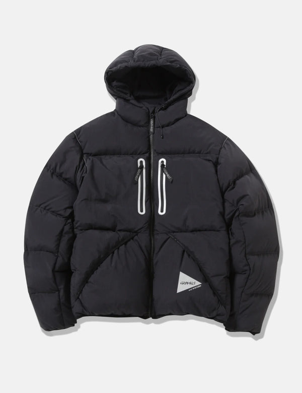 and Wander X Gramicci Down Jacket - Black