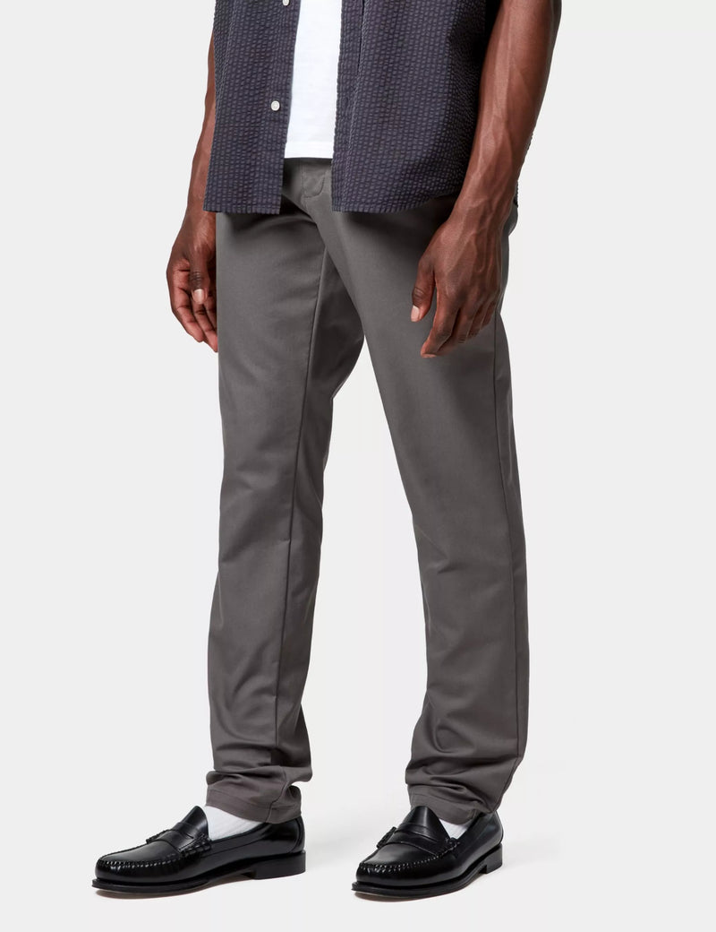 carhartt dress pants Carhartt WIP Sid Pant Chino (Slim) - Grey Porphyry