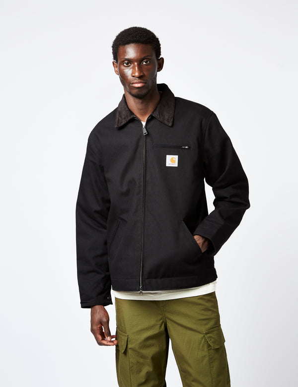 Carhartt WIP Detroit Jacket (Winter Lined) - Black