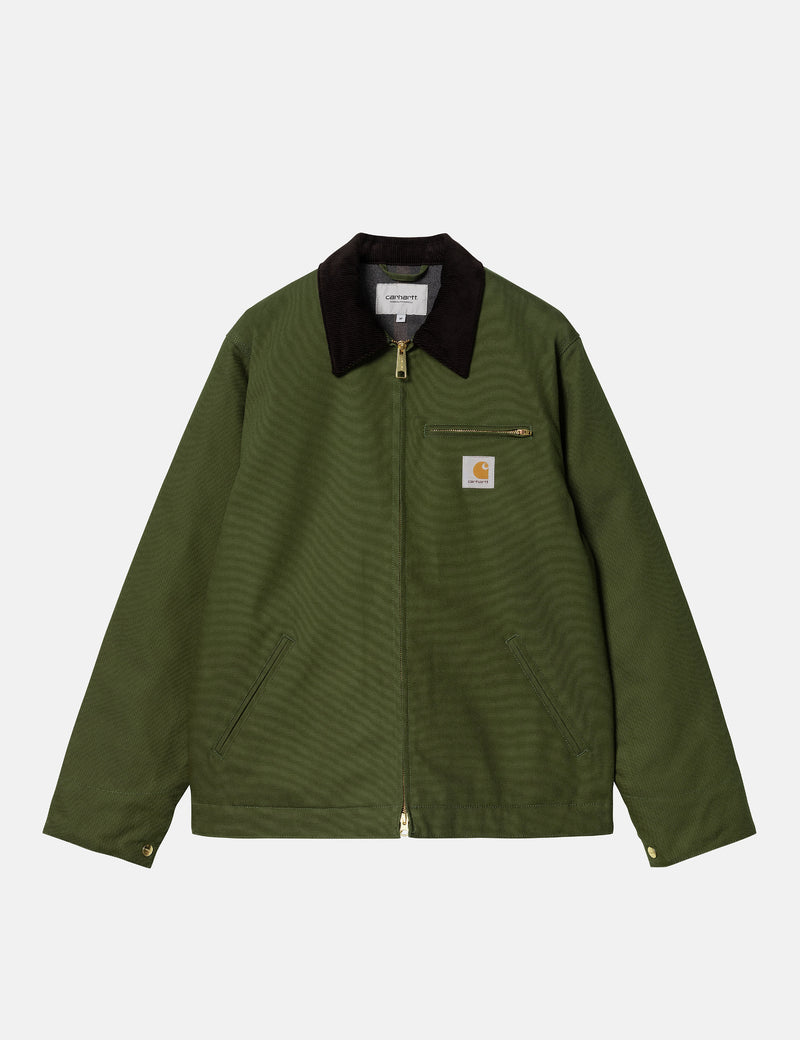 Carhartt WIP Detroit Jacket (Blanket Lined) - Tarragon Green