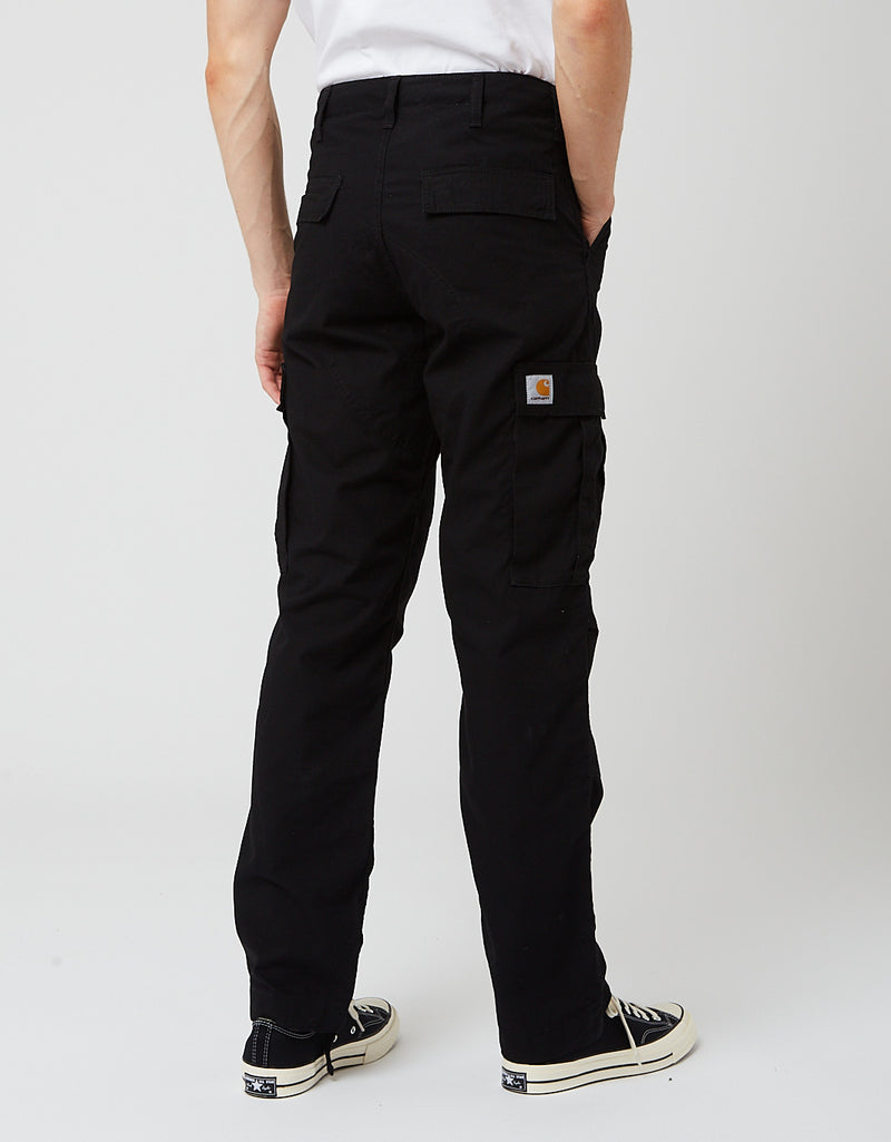 Carhartt WIP Regular Cargo Pant (Ripstop, 6.5oz) - Black