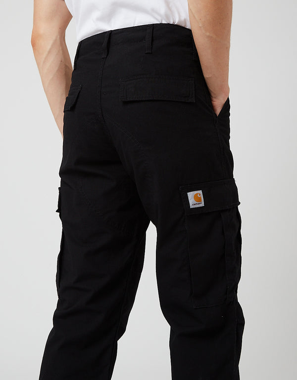 Carhartt WIP Regular Cargo Pant (Ripstop, 6.5oz) - Black