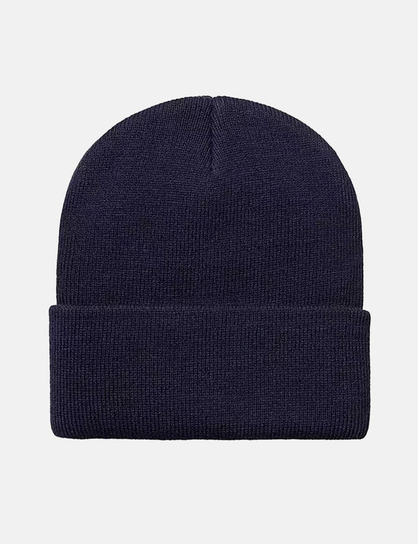 Carhartt-WIP Short Watch Beanie Hat - Cassis Blue